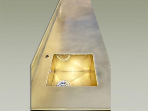 piani cucina inox